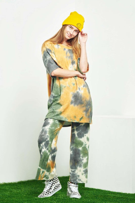 Women's Oversized Tie Dye Lounge Set