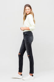 Women's High Rise Distressed Ankle Skinny Jeans