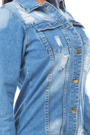 Women's 2-Way Denim Jacket Dress