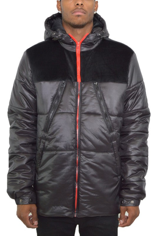 Men's Padded Utility Puffer Jacket