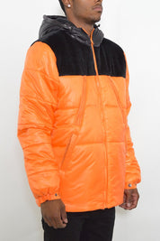 Men's Padded Buffle Puffer Jacket