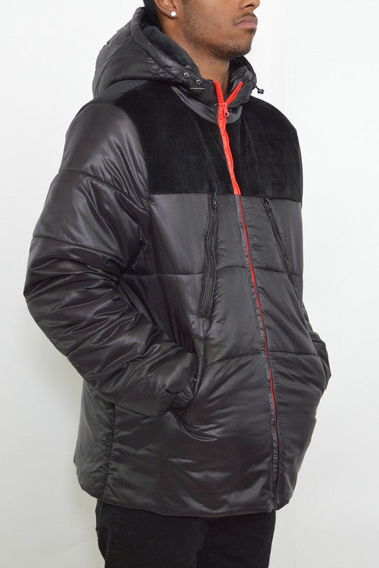 Men's Padded Utility Puffer Jacket