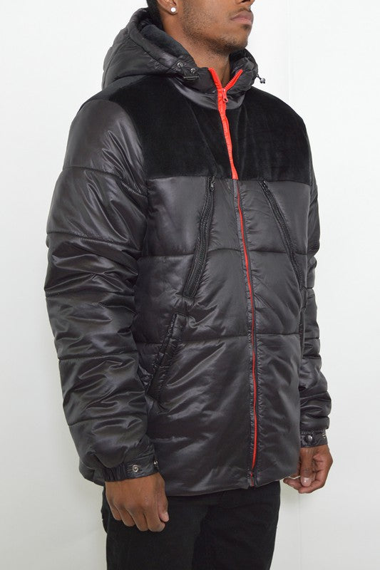 Men's Padded Utility Puffer Jacket