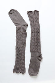 Women's Cozy Shell Stitch Crew Socks