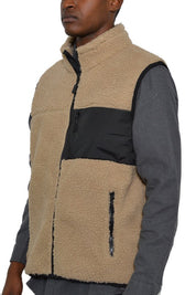 Women's Padded Sherpa Fleece Vest