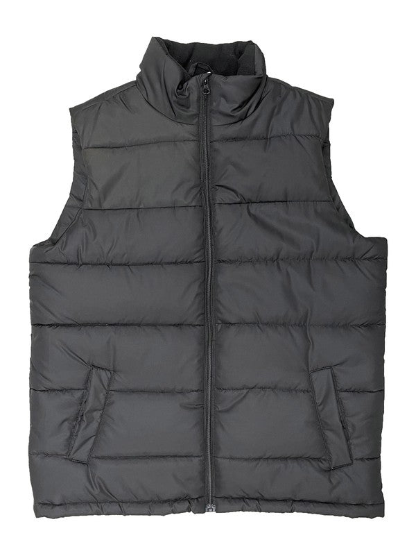 Men's Padded Two-Tone Winter Vest