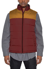 Men's Padded Two Tone Winter Vest