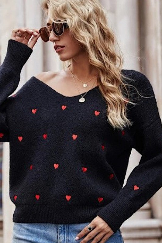 Heart sweater