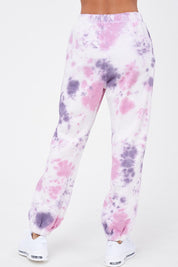 Women's Tie Dye Elastic Waist Joggers