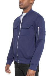 Men's Lightweight Cotton Zip-Up Jacket