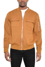 Men's Lightweight Cotton Zip-Up Jacket