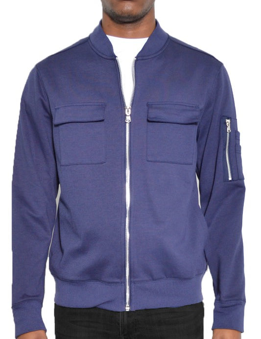 Men's Lightweight Cotton Zip-Up Jacket