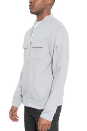 Men's Lightweight Cotton Zip-Up Jacket