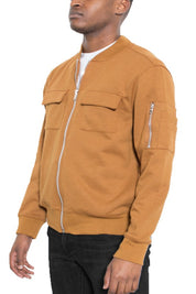 Men's Lightweight Cotton Zip-Up Jacket