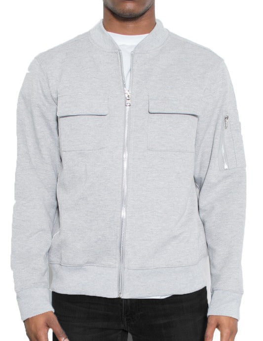 Men's Lightweight Cotton Zip-Up Jacket