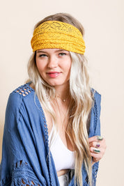 Women's Floral Lace Stretch Headwrap