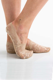 Women's Floral Lace No-Slip Socks