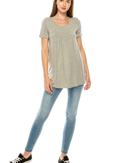 Women's Casual Short Sleeve Round Neck Top