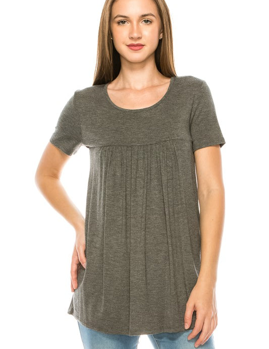 Women's Casual Short Sleeve Round Neck Top