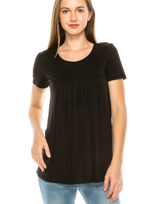 Women's Casual Short Sleeve Round Neck Top