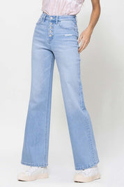 Women's High-Waisted Loose Fit 90's Denim Jeans