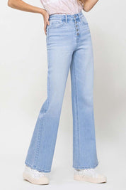 Women's High-Waisted Loose Fit 90's Denim Jeans