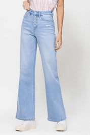 Women's High-Waisted Loose Fit 90's Denim Jeans