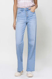 Women's High-Waisted Loose Fit 90's Denim Jeans