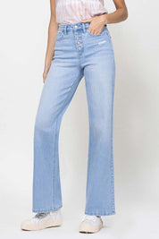 Women's High-Waisted Loose Fit 90's Denim Jeans