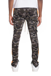 NEUTRAL BLACK CAMO TRACK PANTS