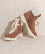 Women's Casual Lace-Up Winter Ankle Booties