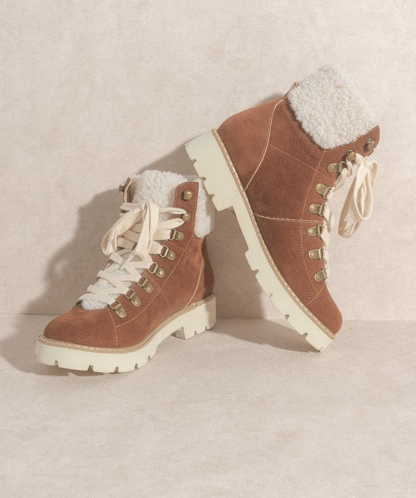 Women's Casual Lace-Up Winter Ankle Booties