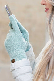 Women's Slim Fit Chenille Touch Screen Gloves