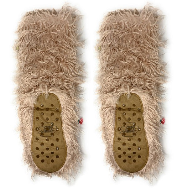 Women's Cozy Sherpa Slipper Socks for Comfort and Warmth