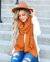 Women's Oblong Ultra-Soft Draped Scarf