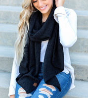 Women's Oblong Ultra-Soft Draped Scarf