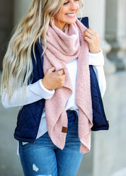 Women's Oblong Ultra-Soft Draped Scarf