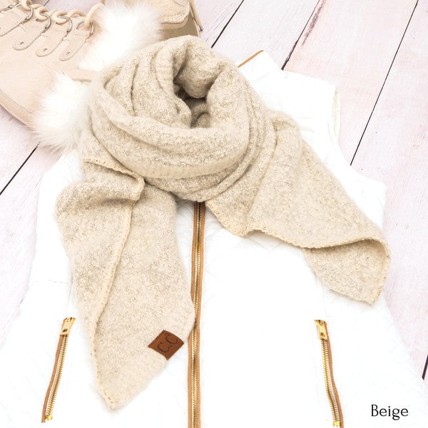 Women's Oblong Ultra-Soft Draped Scarf