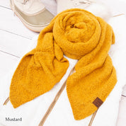 Women's Oblong Ultra-Soft Draped Scarf