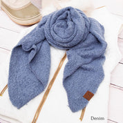 Women's Oblong Ultra-Soft Draped Scarf