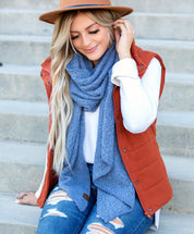 Women's Oblong Ultra-Soft Draped Scarf