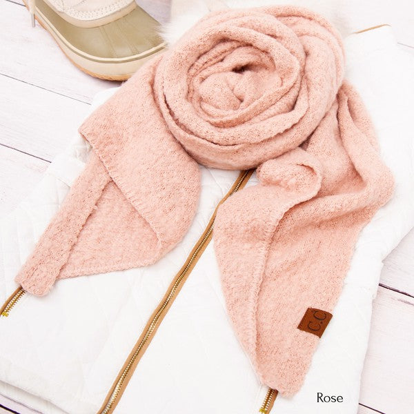 Women's Oblong Ultra-Soft Draped Scarf