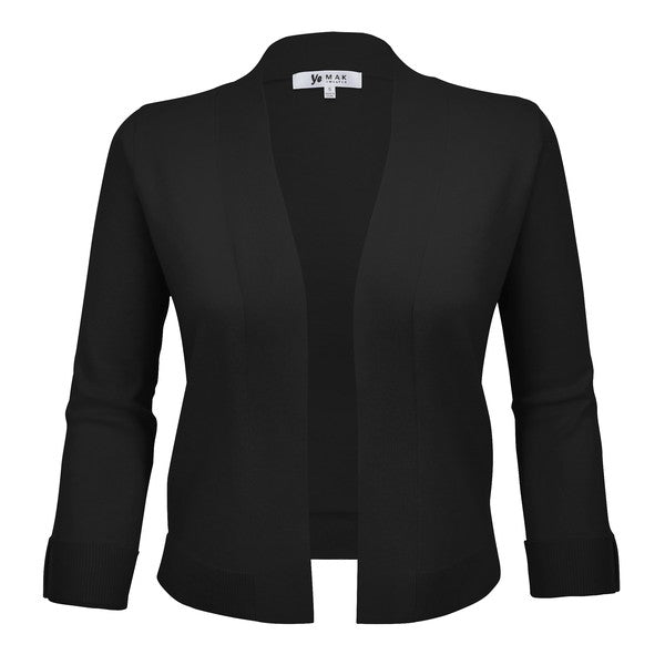 Women's Cropped Bolero Shrug Cardigan