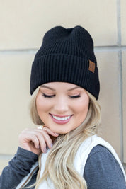 Women's Boyfriend Fit Luxury Fine Yarn Cuffed Beanie