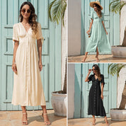 Maxi Dress with buttons on the front