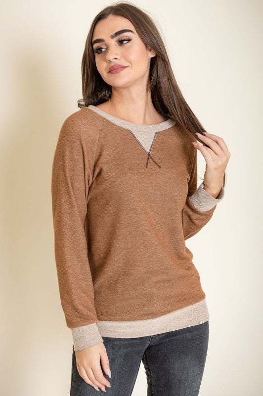 Women's Terry Crew Neck Tunic