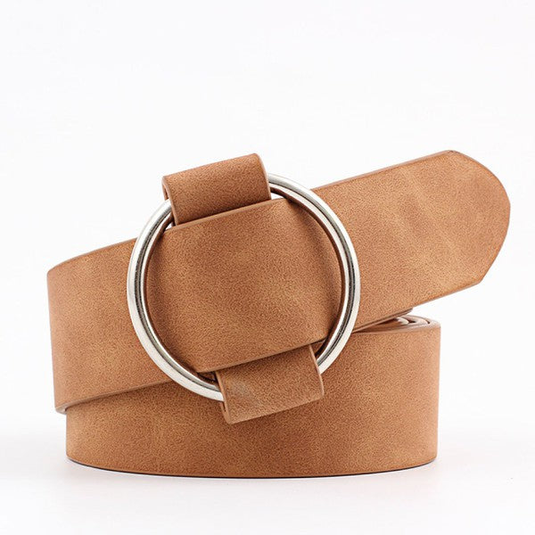 Women's Adjustable Vegan Leather Belt