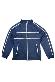 Men's Full Zip Tape Stripe Track Jacket