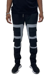 COLOR BLOCK CARGO TRACK PANT