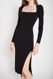 Women's Square Neck Midi Dress